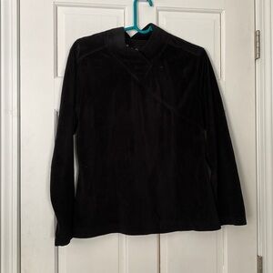 Wooly Bully Black Fleece Long Sleeve Top